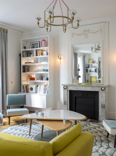 Rénovation Gare de Lyon Paris 12ème - 120m² par A&D Vanessa Faivre