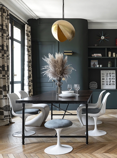 Rénovation Ternes Paris 17ème - 125m² par A&D Vanessa Faivre