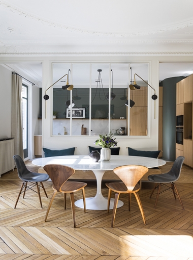 Rénovation Maubeuge Paris 9ème - 150m² par A&D Vanessa Faivre