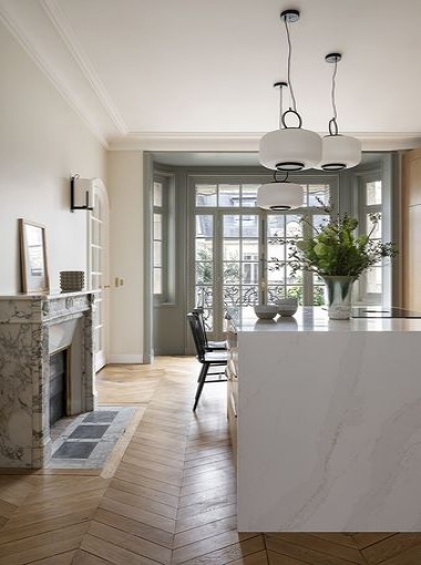 Rénovation Trocadéro Paris 16ème - 250m² par A&D Vanessa Faivre
